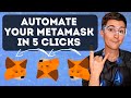 How to automate metamask wallet creation in browser automation studio