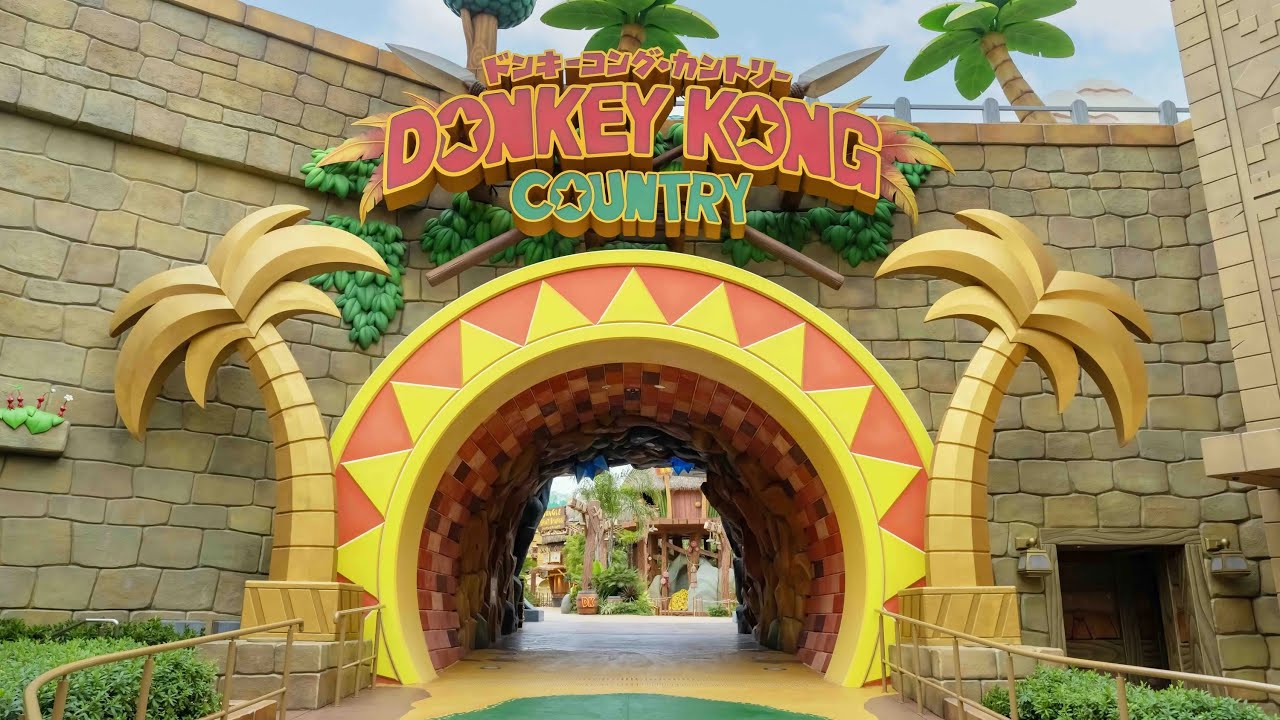 Donkey Kong Ride at Super Mario World