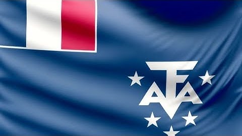 Realistic Beautiful French Southern Territories Flag | Motion Graphics - Videohive template