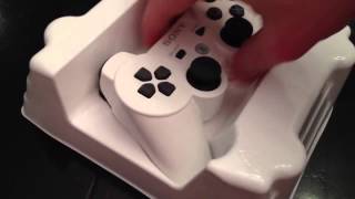 White Dual Shock 3 PS3 Controller Unboxing and Review