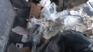 Monster Compactor: Making 14 cubic yards disappear in 3 bites (Stowe Dump)