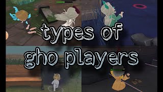 TYPES OF GHO PLAYERS 🫡 - granny house online    (feat lumi)