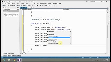 Sort Data in DataTable and GridView
