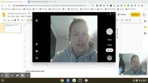 Take a picture and insert into docs, slides with Chromebook