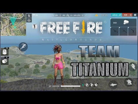 FREEFIRE RANKED GAMEPLAY LIVE II TEAM - TITANIUM - YouTube