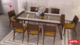 468 Seater Dining Set Dining Hatil Bd ডইন টবল Comet-192 And Hibiscus-199