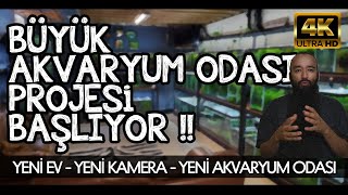📢📢 YENİ AKVARYUM ODASI PROJESİ BAŞLIYOR!! | YENİ SEZON HAZIRLIKLARI - KONSEPT AKVARYUMLAR - 0 BÖLÜM