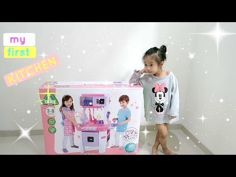 Unboxing Pink Kitchen Toys with sound - Cooking & kitchen Toys for Girl - ELC TOYS
