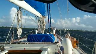 Preparation and provisioning for Gulf Stream crossing.    *Sailing travel vlog*