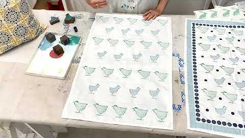 Working Out Your Spacing When Printing - Block Printing Tip Video - The Arty Crafty Place