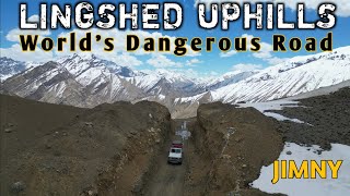 Worlds Dangerous Road LINGSHED || Jimny ki Halat Kharab || Aisa Rasta Duniya Me kahi Nahi