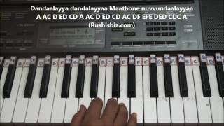 Dandalayaa Song (Baahubali -2) Piano Tutorials - (Telugu) | 1200 NOTES - 7013658813 - WHATSAPPUS chords