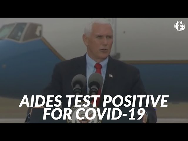 5 of Vice President Mike Pence's aides test positive for COVID-19