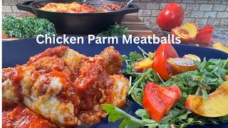 CHICKEN PARM MEATBALLS IN 30 MINUTES