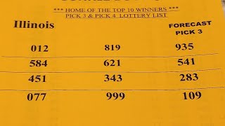 Sonnie Boys April 2026 Illinois Lottery Predictions Sheet Review #pick3 #illinoislottery #pick4