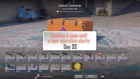 Opening a case until a new CS2 operation starts - Day 33