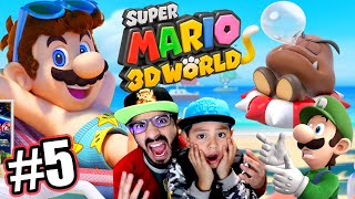 Mario y Luigi en La Playa | Super Mario 3D World Capitulo 5 | Juegos Karim Juega