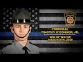 Tim S Last Watch Tribute To Corporal Tim O Connor Pennsylvania State Police EOW March 8 2026 
