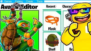 Making TEENAGE MUTANT TURTLES Custom Avatars In ROBLOX