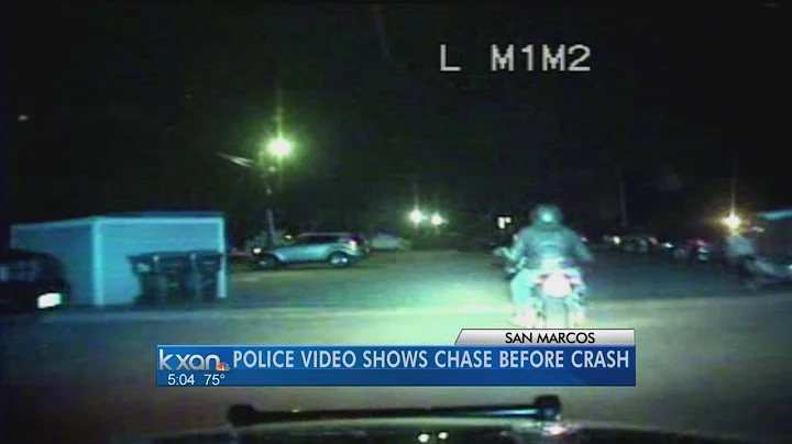 VIDEO: Police chase suspect before he crashes in San Marcos