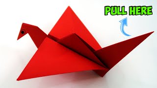 How To Make a Paper Flapping Bird - EASY Origami