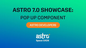 Astro 7.0 Showcase: Pop up component