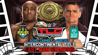 Bobby Lashley Vs Gunther | Last Man Standing Match | WWE TLC