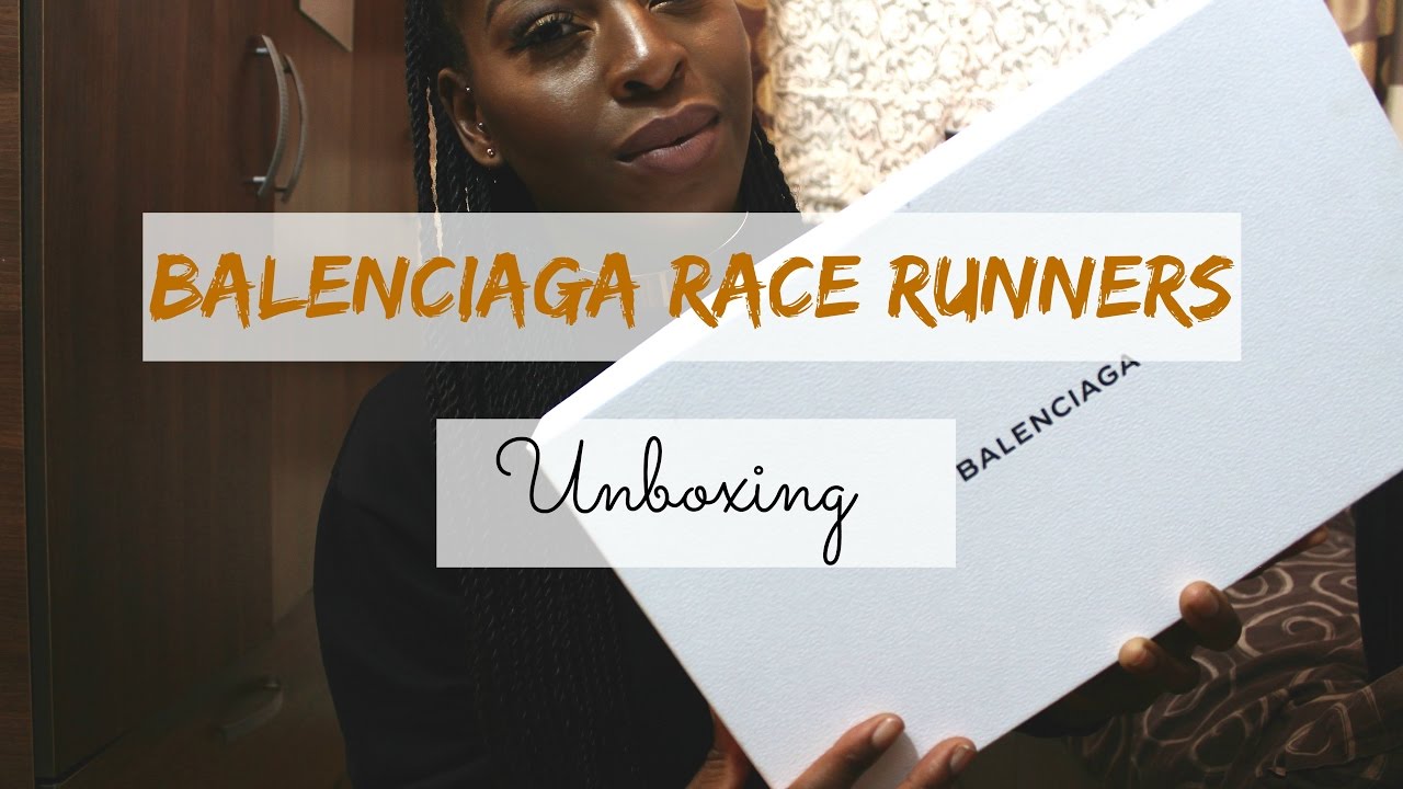 balenciaga race runner unboxing