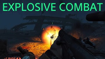 FALLOUT 4 BALLISTIC + EXPLOSIVE + FIRE DAMAGE = UNSTOPPABLE