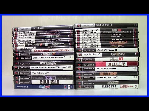 Видео: Моя коллекция игр для PlayStation 2 | Диски для PS2
