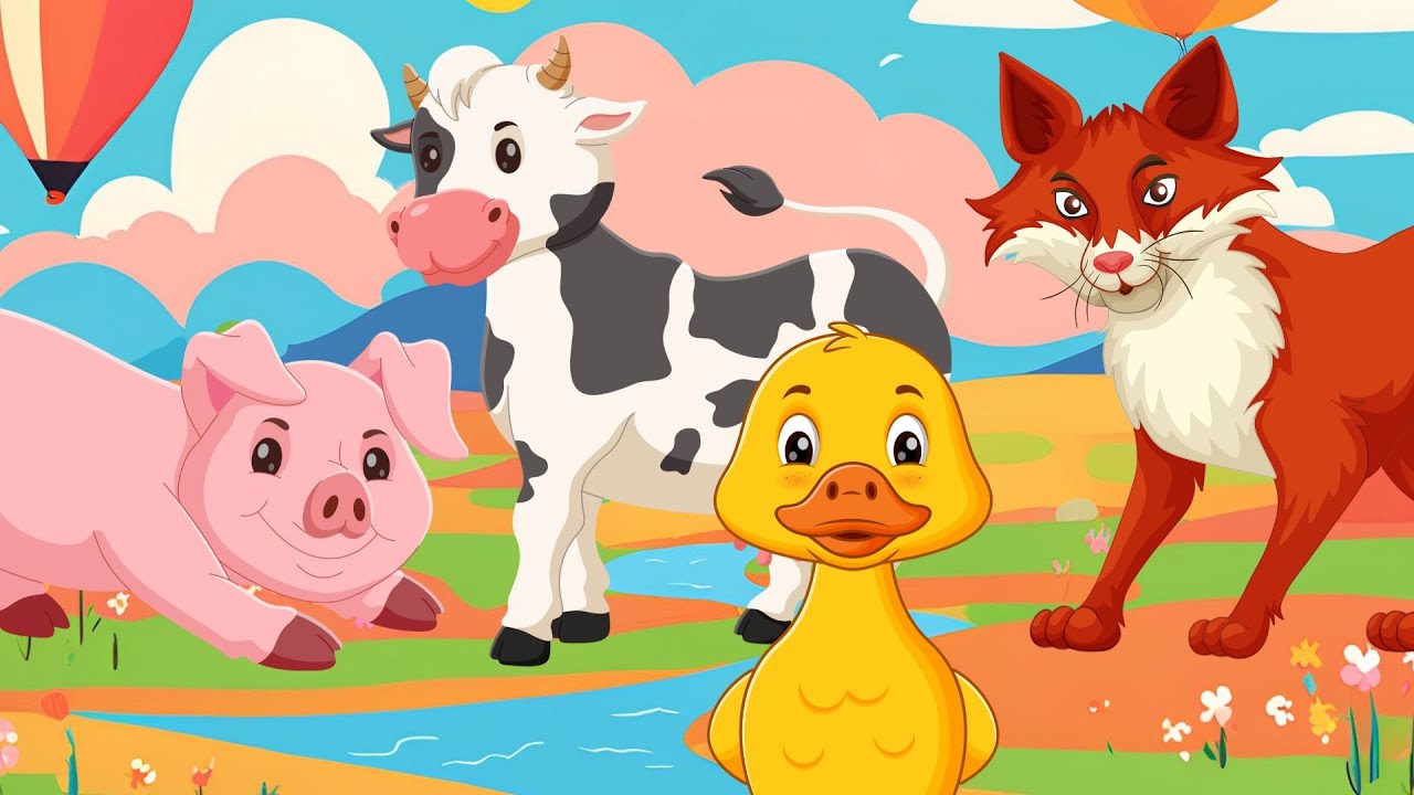 The Animal Sound Song |F22A4 | Fun Nursery Rhyme for Kids