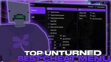 [*UPDATED*] Top Unturned - Best Cheat Menu | Greated Hack For Unturned | Aim, Esp & Many | FREE 100%