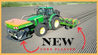 New Amazon Corn Planter! - What a weather! - FarmVlog