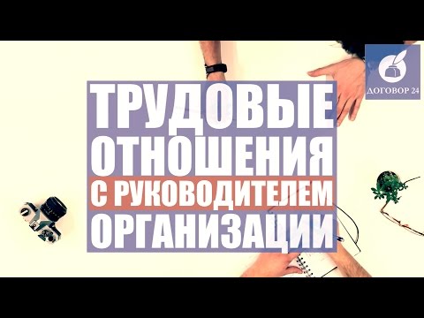 📋👔Трудовые отношения с руководителем организации