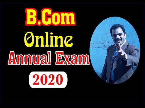 B.Com Online Exam Portal | B.Com I & II | Punjab University : Mentorz Life Changers