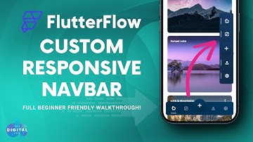 Build a Custom Responsive Navbar in #FlutterFlow - Full Walkthrough
