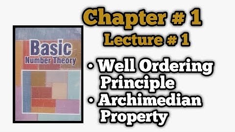 Well Ordering Principle ||Basic Number Theory
