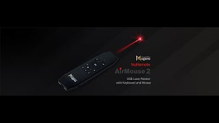 Nugens #NuRemote AirMouse2 Wireless USB Laser Pointer with Keyboard and Mouse