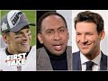 Stephen A. reacts to Tony Romo's comments about Patrick Mahomes and Tom Brady | First Take