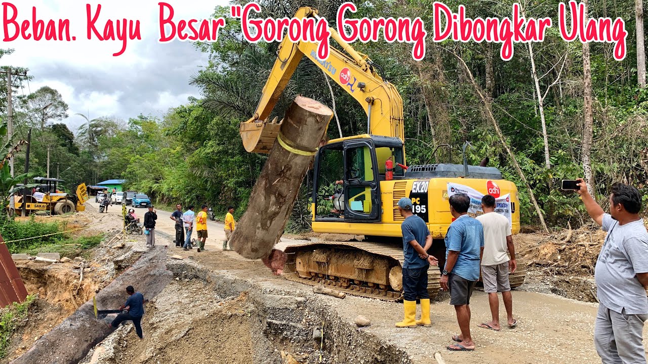 Tahap Pembongkaran Ulang Saluran Air”Jalinsum Kawasan Batu Jomba Kembali Macet.