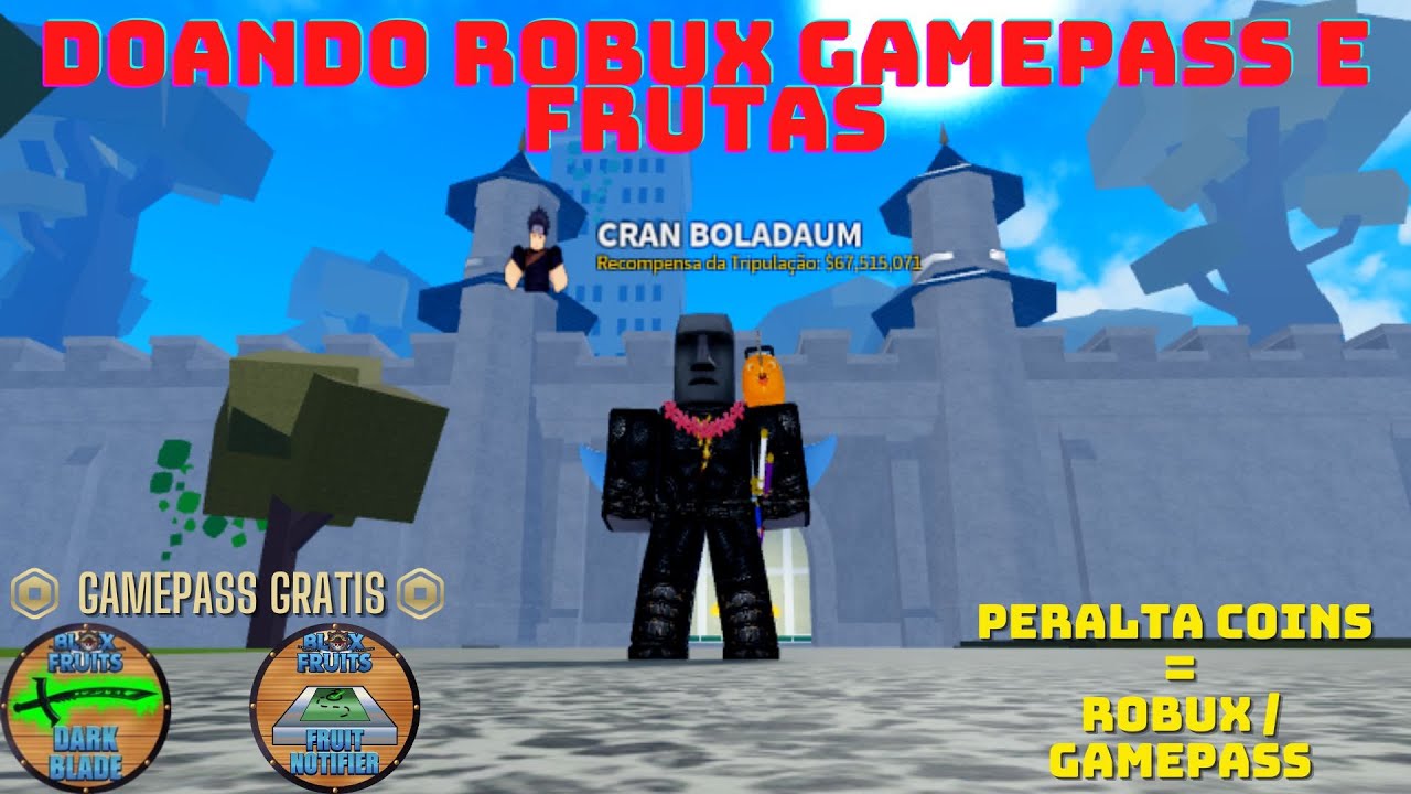 NEW CODE, BLOX FRUITS, DOANDO ROBUX GAMEPASS, BOUNTY HUNTER