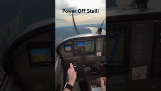 PPL training Power Off Stall! #aviation #flight #generalaviation #pilot #studentpilot