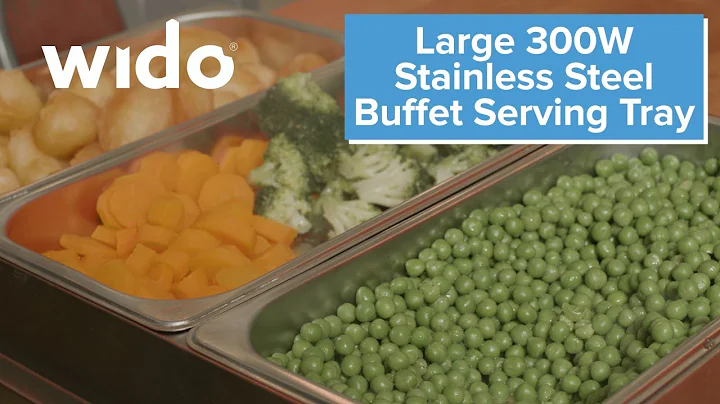 Wido Large Buffet Tray Product Video (BUFFET1)