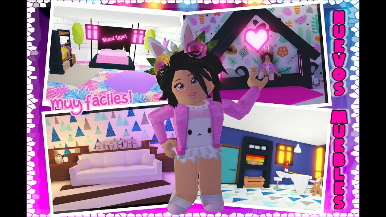 Nuevos Muebles Hermosos Y Muy Faciles Nivel Principiantes - mi spa de lujo para mascotas y duenos adopt me roblox youtube