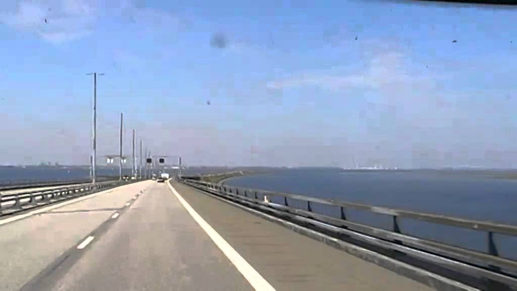 Bridge and Tunnel Crossing from Sweden to Denmark YouTube