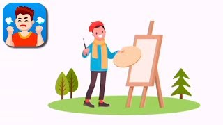 Easy Game Level 84 The artist forgot his paint. Help him! screenshot 4
