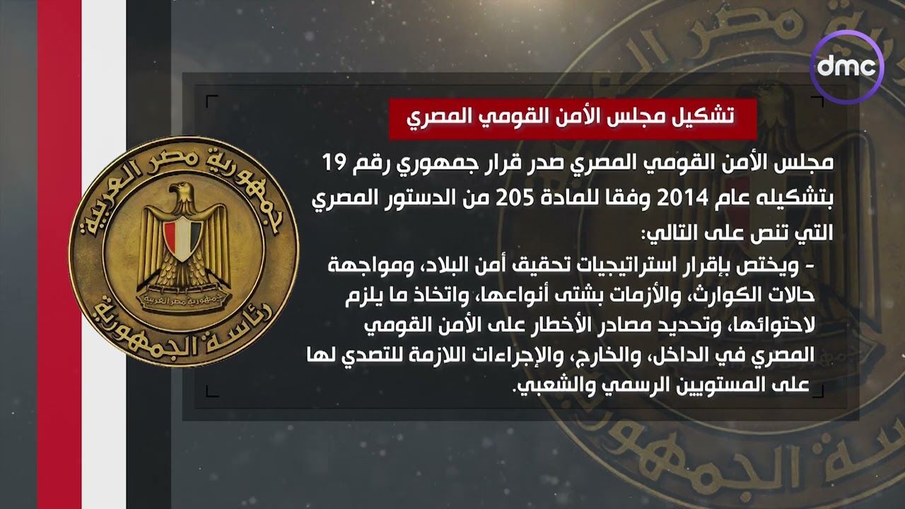 تشكيل مجلس الأمن القومي المصري