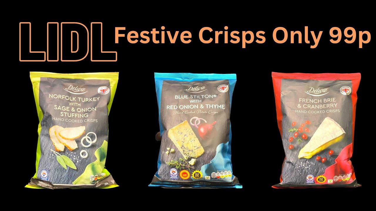 Lidl Festive Crisps Only 99p YouTube