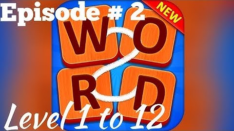 Word Connect 2022 - Puzzle Game - Word Link - Cross Word | Episode 2 - Level 1 & 12 | Tiny Toons