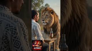 lion🦁 vs men dangerous fight #shortvideo #lion #aistory #shorts